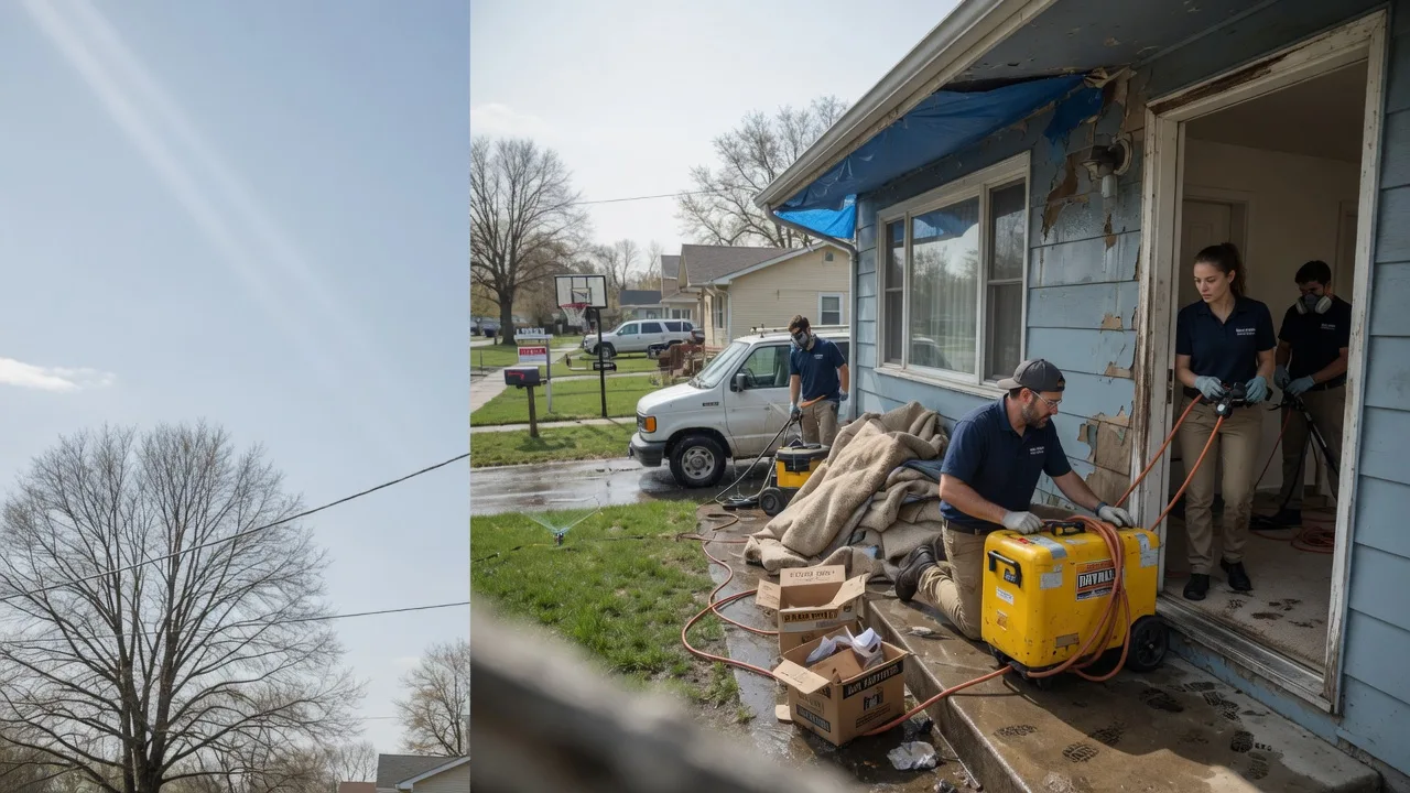 Basement Flood Cleanup in Olivia, MN near me